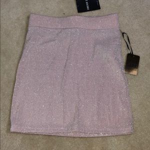 NWT Pink sparkle forever 21 mini skirt